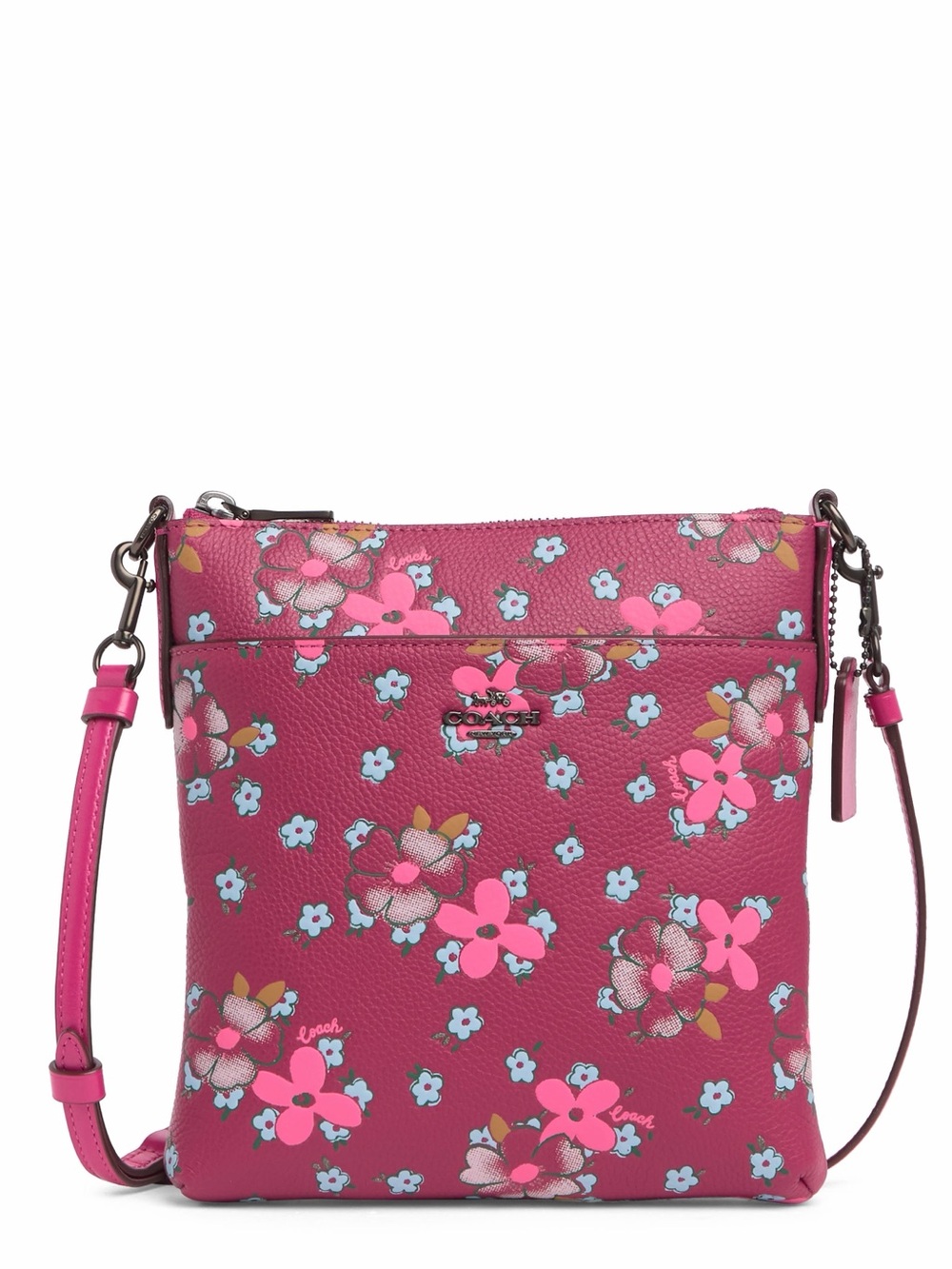 Coach Kitt Messenger Crossbody Bag in Field Floral Print